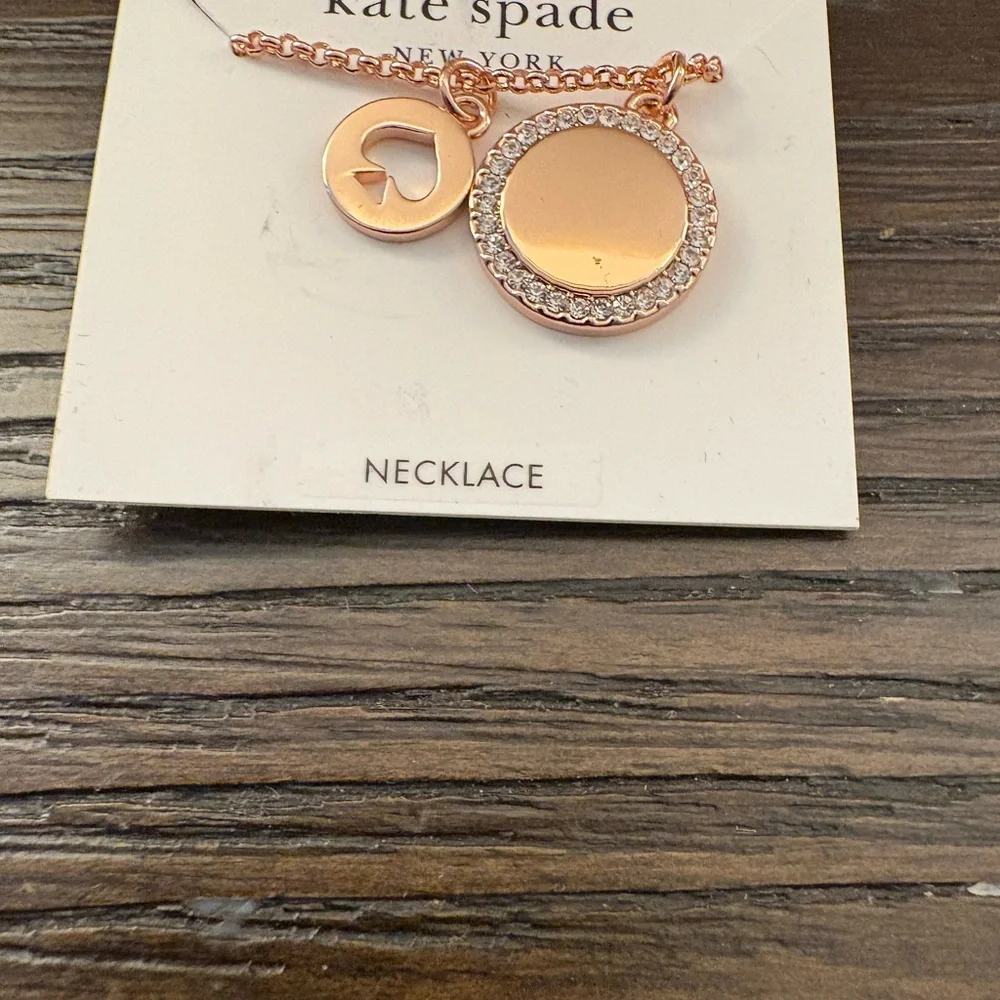 NEW Kate Spade Rose Gold Necklace